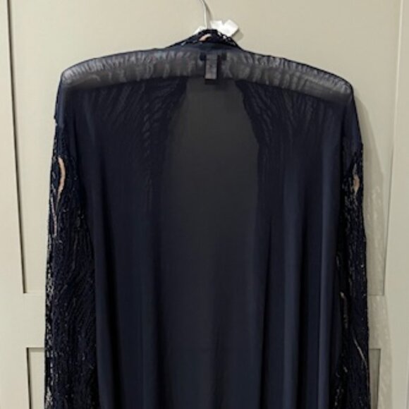 CHICO'S Travelers Collection Open Front Sheer Cardigan - Picture 6 of 11